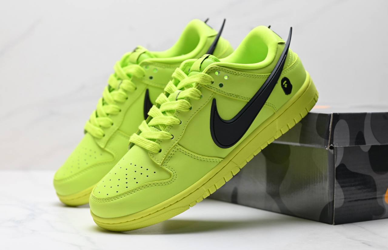 Обувки Ambush x BAPE x SB Dunk Low Green Black
