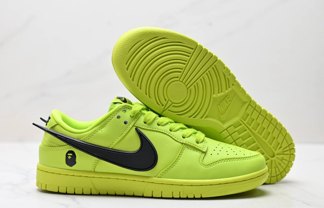 Обувки Ambush x BAPE x SB Dunk Low Green Black